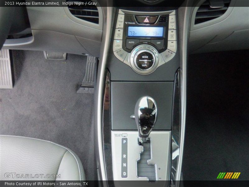 Indigo Night / Gray 2013 Hyundai Elantra Limited