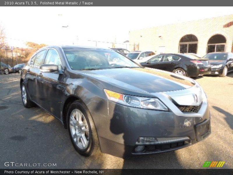 Polished Metal Metallic / Taupe 2010 Acura TL 3.5