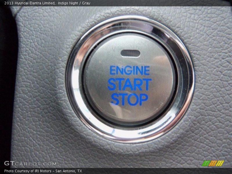Indigo Night / Gray 2013 Hyundai Elantra Limited