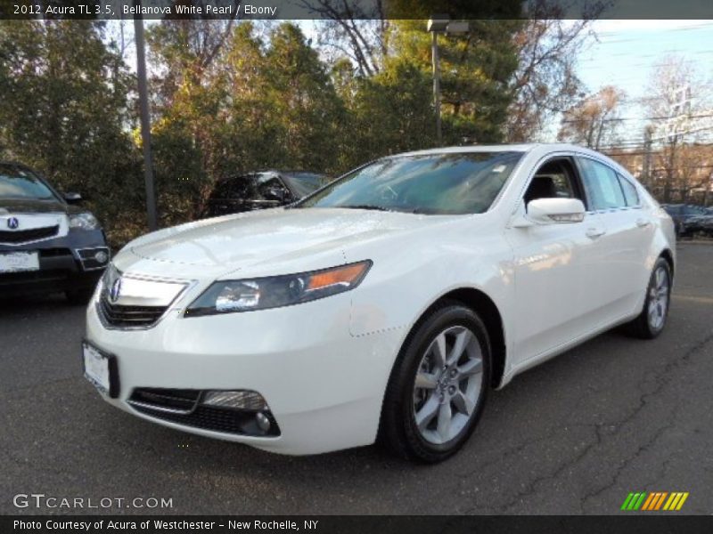 Bellanova White Pearl / Ebony 2012 Acura TL 3.5