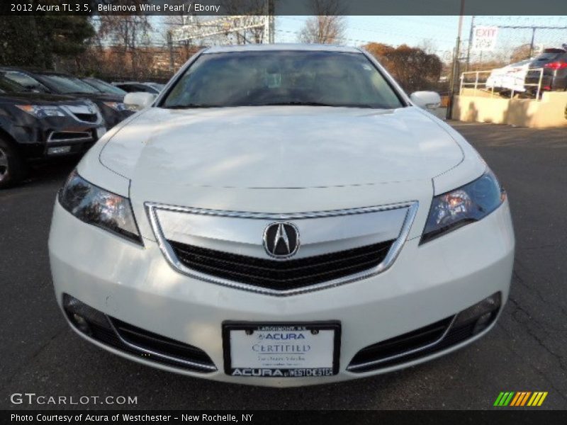 Bellanova White Pearl / Ebony 2012 Acura TL 3.5