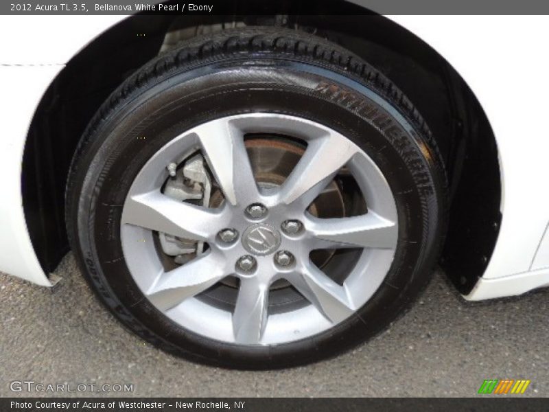 Bellanova White Pearl / Ebony 2012 Acura TL 3.5