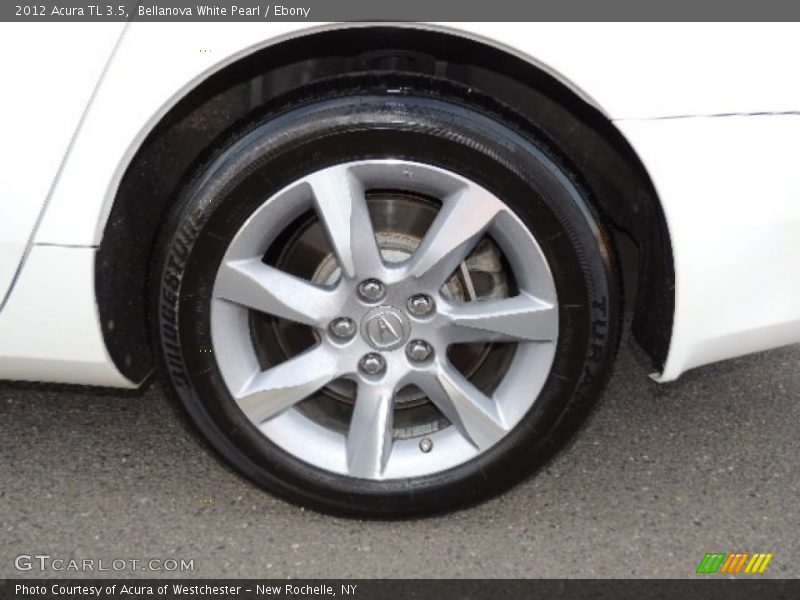 Bellanova White Pearl / Ebony 2012 Acura TL 3.5