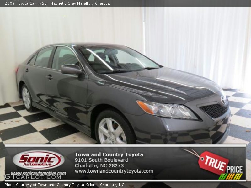 Magnetic Gray Metallic / Charcoal 2009 Toyota Camry SE