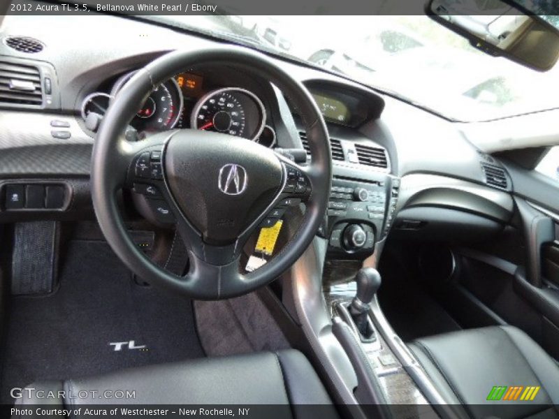Bellanova White Pearl / Ebony 2012 Acura TL 3.5