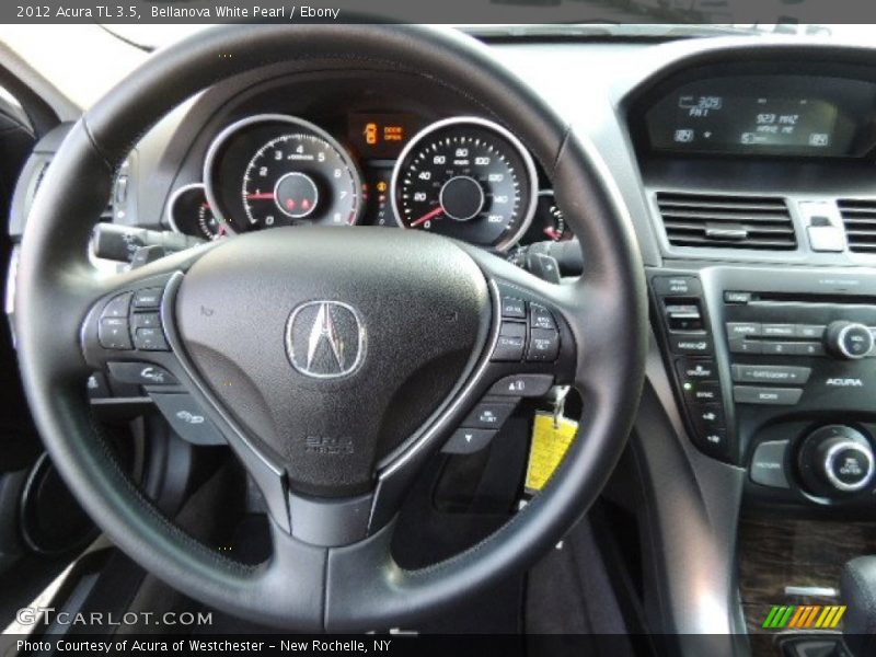 Bellanova White Pearl / Ebony 2012 Acura TL 3.5