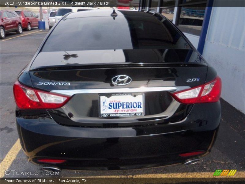 Midnight Black / Black 2013 Hyundai Sonata Limited 2.0T