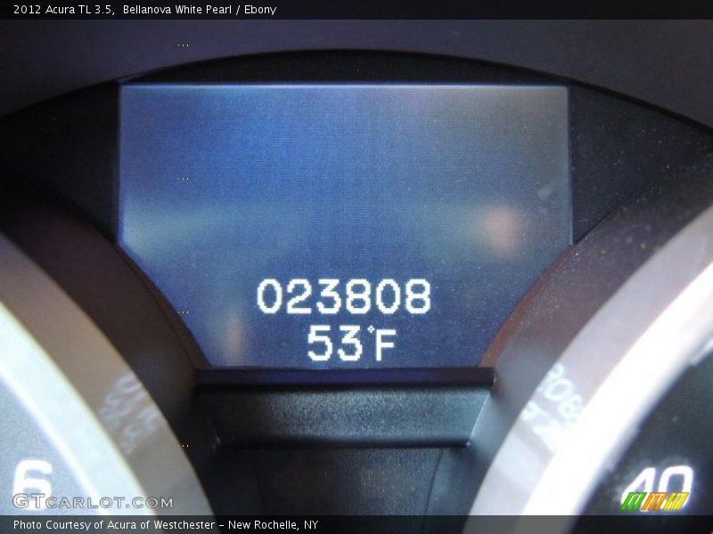 Bellanova White Pearl / Ebony 2012 Acura TL 3.5