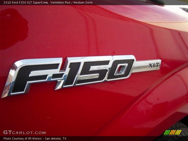 Vermillion Red / Medium Stone 2010 Ford F150 XLT SuperCrew