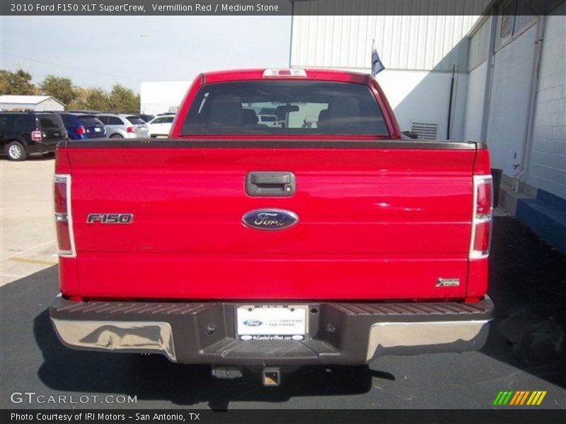 Vermillion Red / Medium Stone 2010 Ford F150 XLT SuperCrew