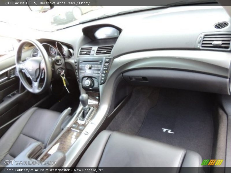 Bellanova White Pearl / Ebony 2012 Acura TL 3.5