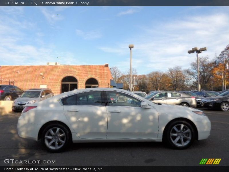 Bellanova White Pearl / Ebony 2012 Acura TL 3.5