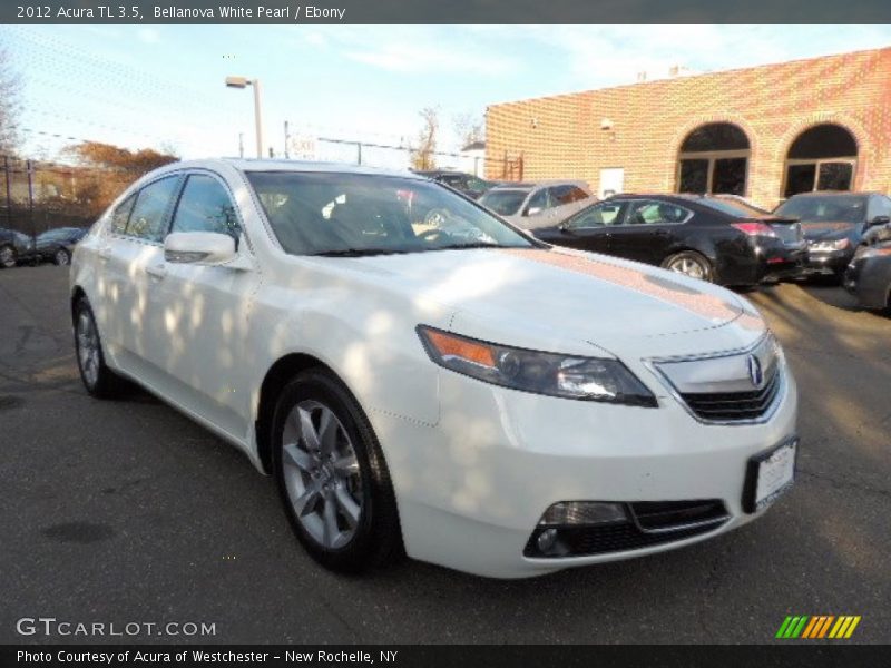 Bellanova White Pearl / Ebony 2012 Acura TL 3.5