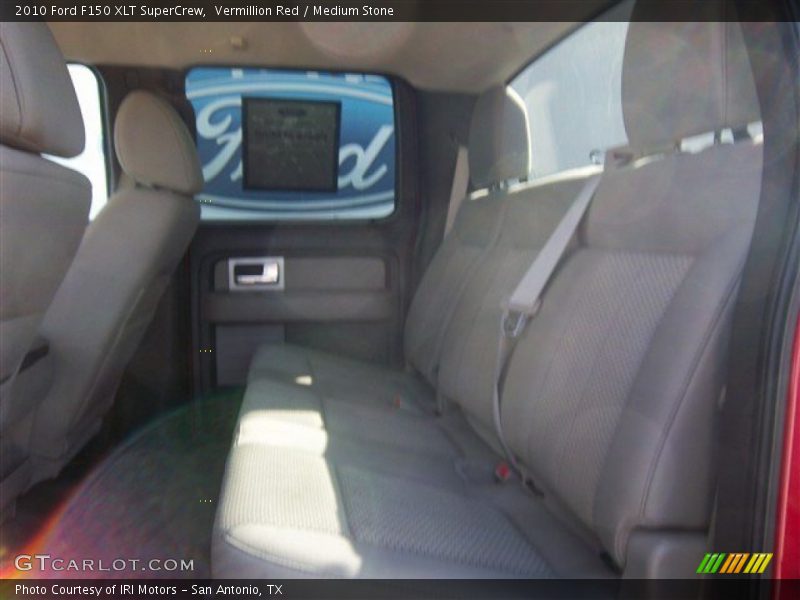 Vermillion Red / Medium Stone 2010 Ford F150 XLT SuperCrew