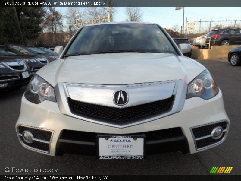 White Diamond Pearl / Ebony 2010 Acura RDX SH-AWD