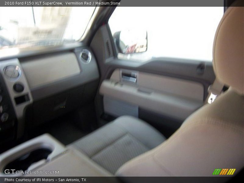 Vermillion Red / Medium Stone 2010 Ford F150 XLT SuperCrew