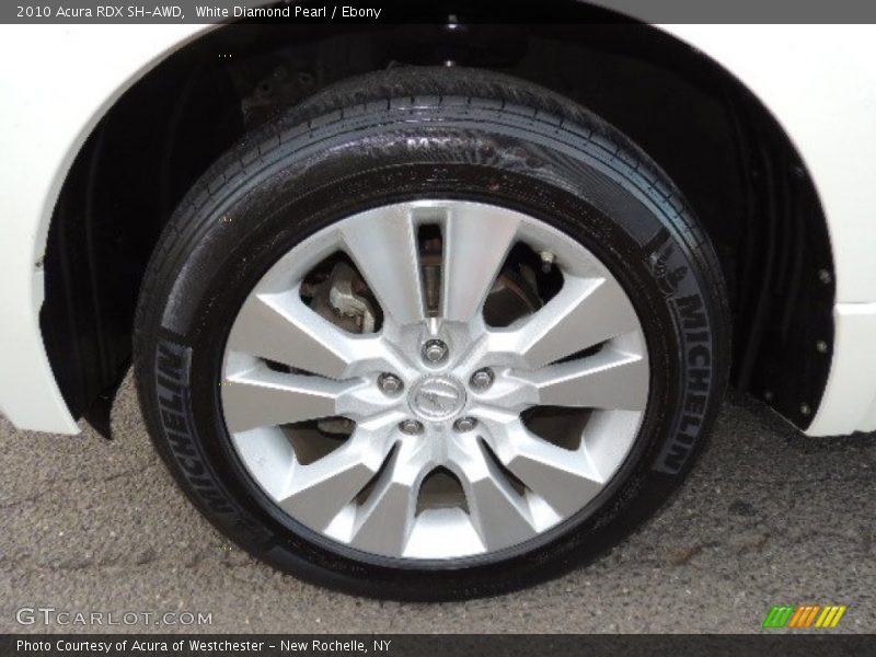 White Diamond Pearl / Ebony 2010 Acura RDX SH-AWD