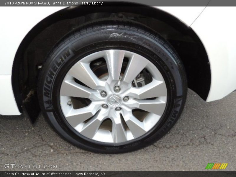 White Diamond Pearl / Ebony 2010 Acura RDX SH-AWD