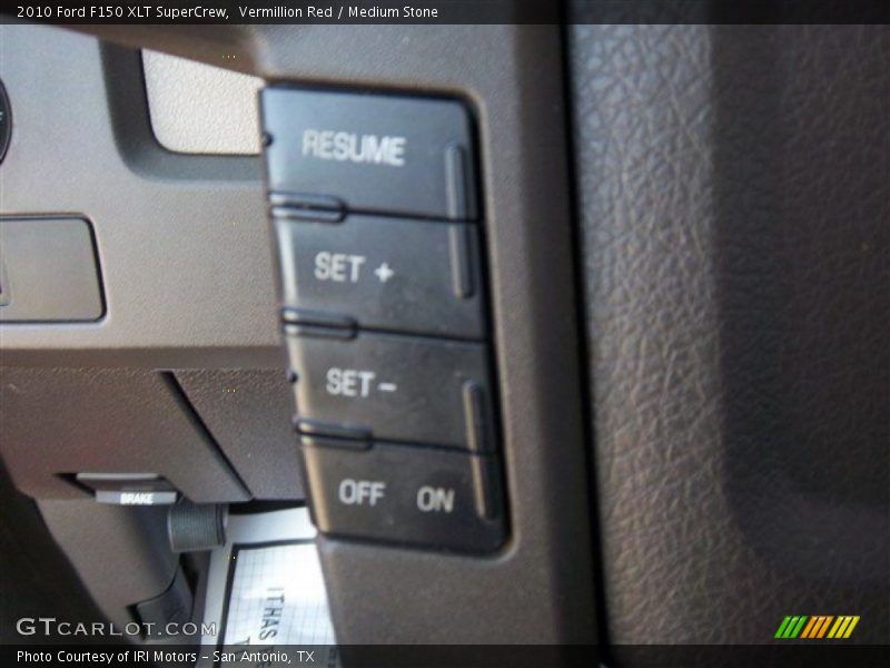 Vermillion Red / Medium Stone 2010 Ford F150 XLT SuperCrew