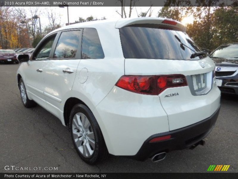 White Diamond Pearl / Ebony 2010 Acura RDX SH-AWD