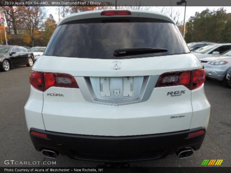 White Diamond Pearl / Ebony 2010 Acura RDX SH-AWD