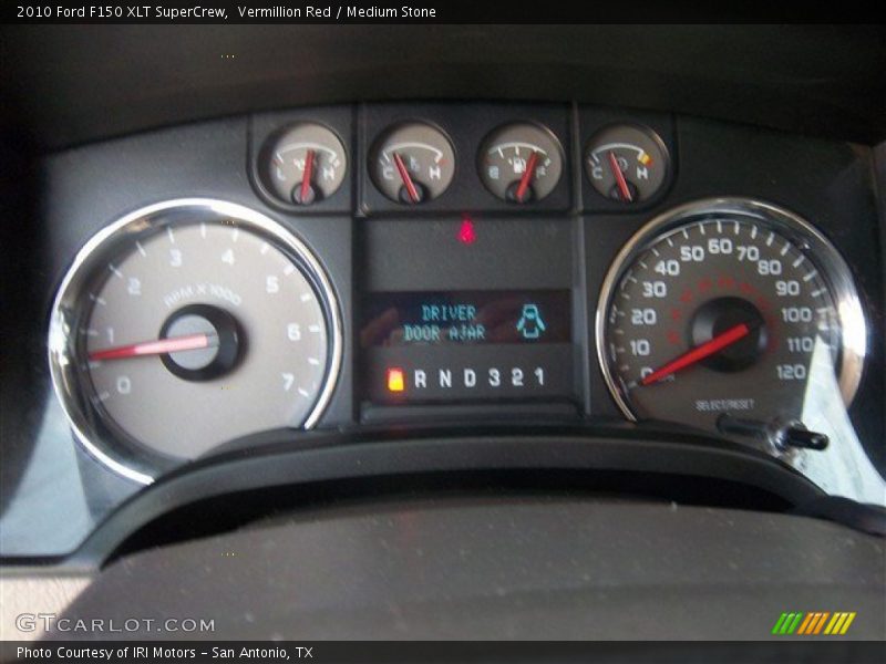 Vermillion Red / Medium Stone 2010 Ford F150 XLT SuperCrew
