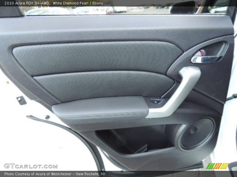 White Diamond Pearl / Ebony 2010 Acura RDX SH-AWD