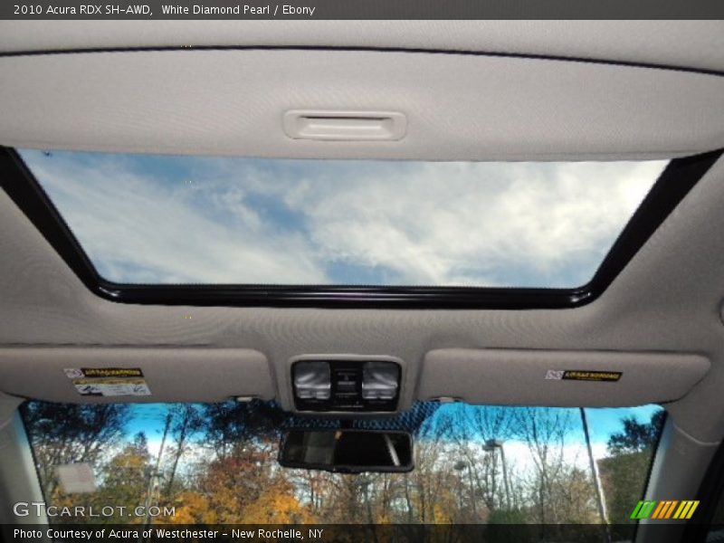 White Diamond Pearl / Ebony 2010 Acura RDX SH-AWD