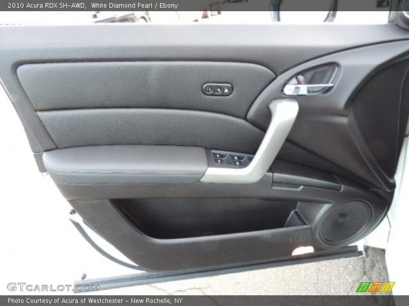 White Diamond Pearl / Ebony 2010 Acura RDX SH-AWD