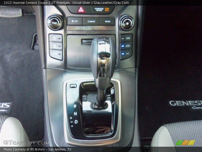 Circuit Silver / Gray Leather/Gray Cloth 2013 Hyundai Genesis Coupe 2.0T Premium