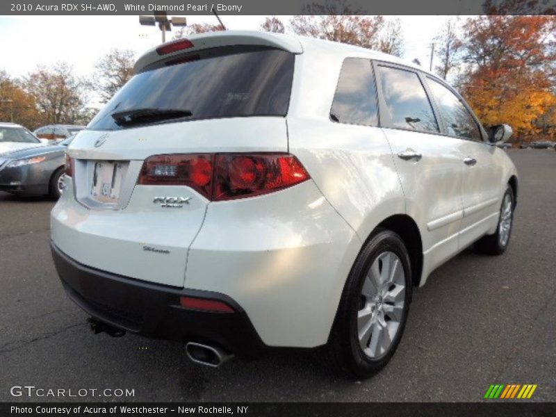 White Diamond Pearl / Ebony 2010 Acura RDX SH-AWD