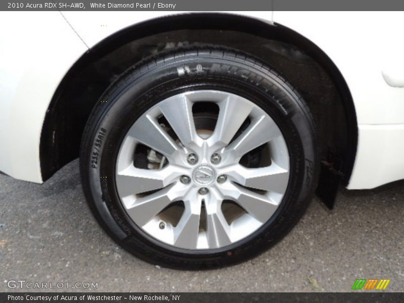 White Diamond Pearl / Ebony 2010 Acura RDX SH-AWD