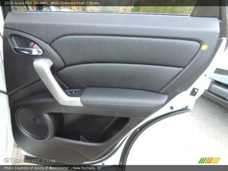 White Diamond Pearl / Ebony 2010 Acura RDX SH-AWD