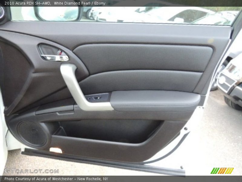 White Diamond Pearl / Ebony 2010 Acura RDX SH-AWD