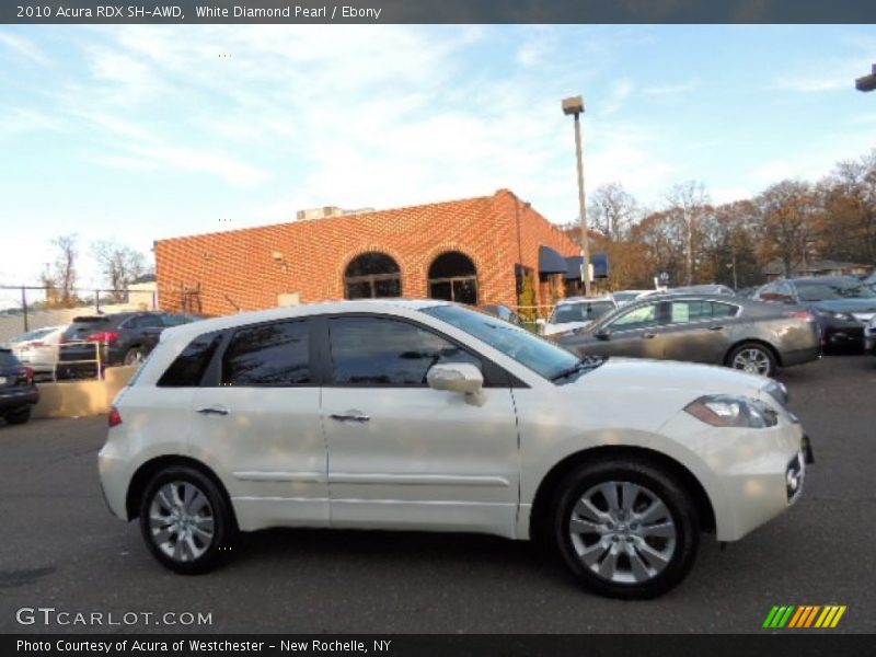 White Diamond Pearl / Ebony 2010 Acura RDX SH-AWD