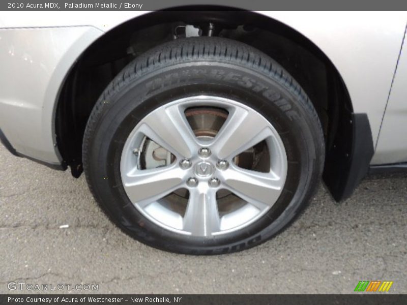 Palladium Metallic / Ebony 2010 Acura MDX
