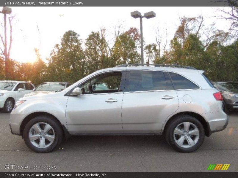 Palladium Metallic / Ebony 2010 Acura MDX