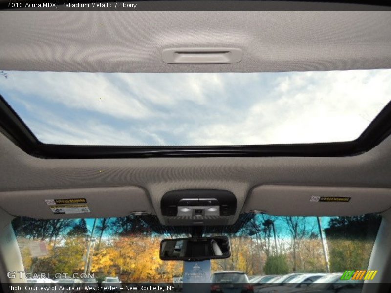 Palladium Metallic / Ebony 2010 Acura MDX