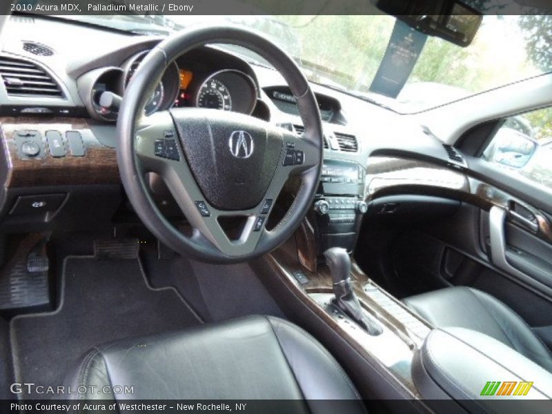 Palladium Metallic / Ebony 2010 Acura MDX