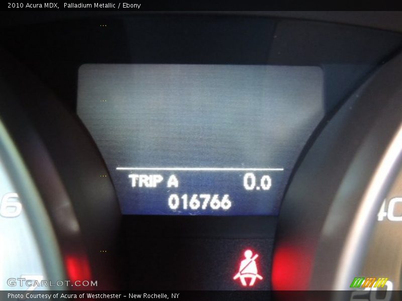 Palladium Metallic / Ebony 2010 Acura MDX