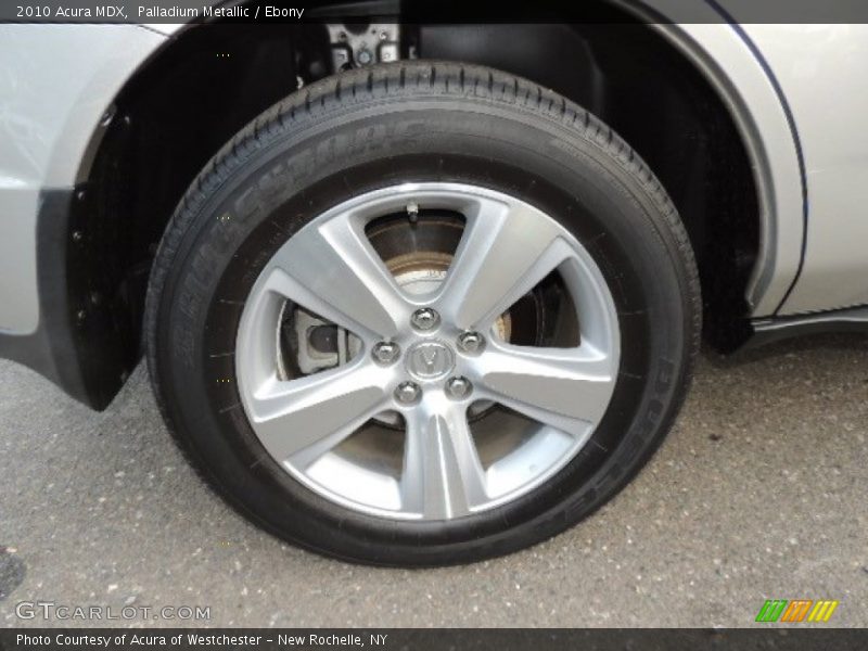 Palladium Metallic / Ebony 2010 Acura MDX