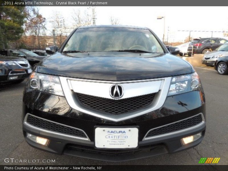 Crystal Black Pearl / Parchment 2011 Acura MDX Technology