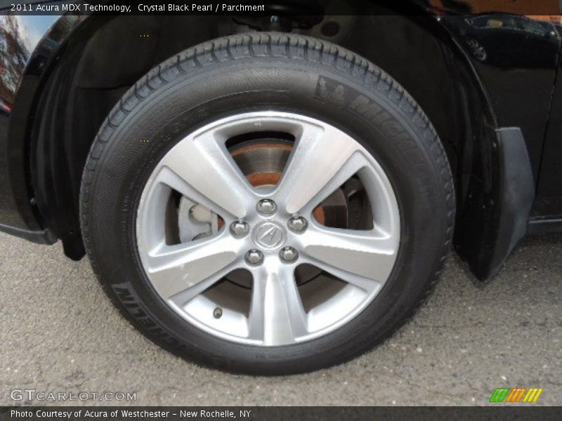 Crystal Black Pearl / Parchment 2011 Acura MDX Technology