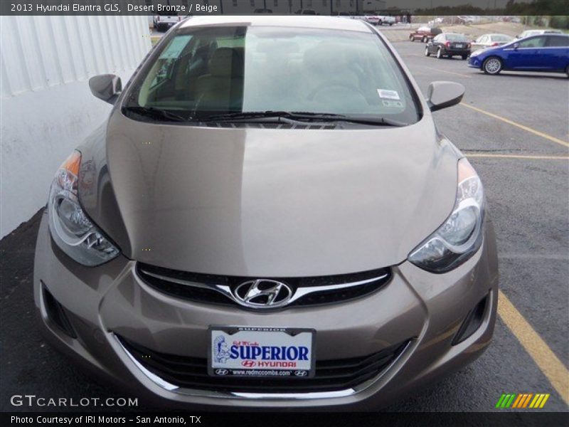 Desert Bronze / Beige 2013 Hyundai Elantra GLS
