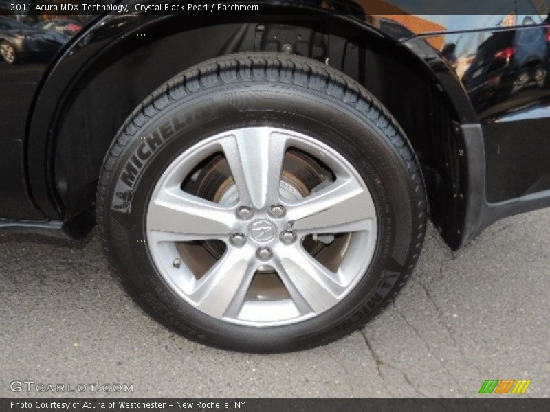 Crystal Black Pearl / Parchment 2011 Acura MDX Technology