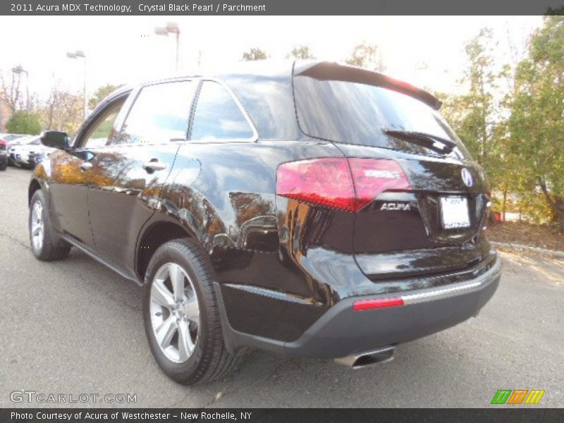 Crystal Black Pearl / Parchment 2011 Acura MDX Technology