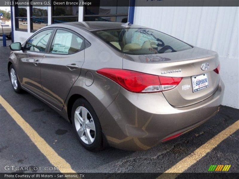 Desert Bronze / Beige 2013 Hyundai Elantra GLS