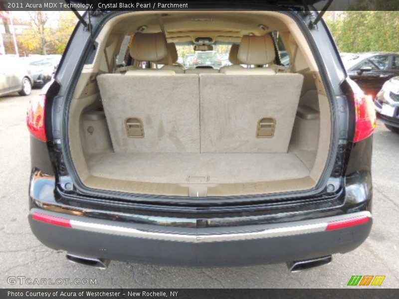 Crystal Black Pearl / Parchment 2011 Acura MDX Technology
