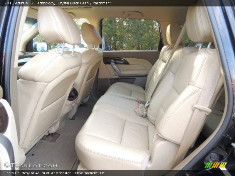 Crystal Black Pearl / Parchment 2011 Acura MDX Technology