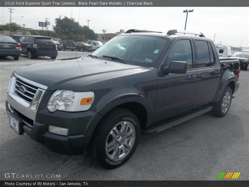 Black Pearl Slate Metallic / Charcoal Black 2010 Ford Explorer Sport Trac Limited